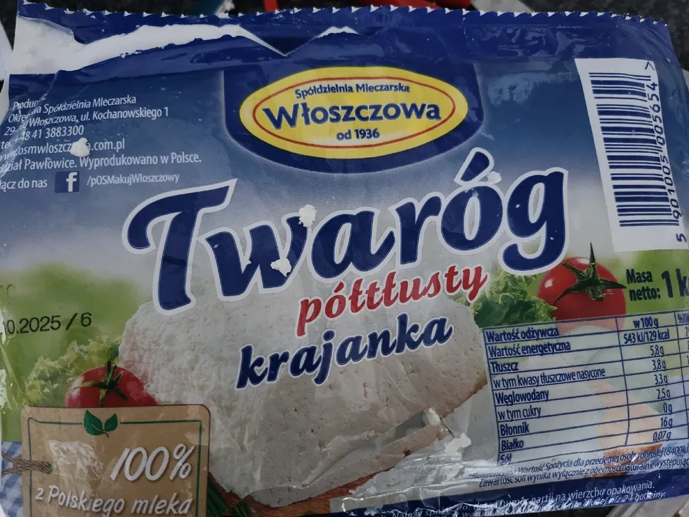 Twaróg Półtłusty