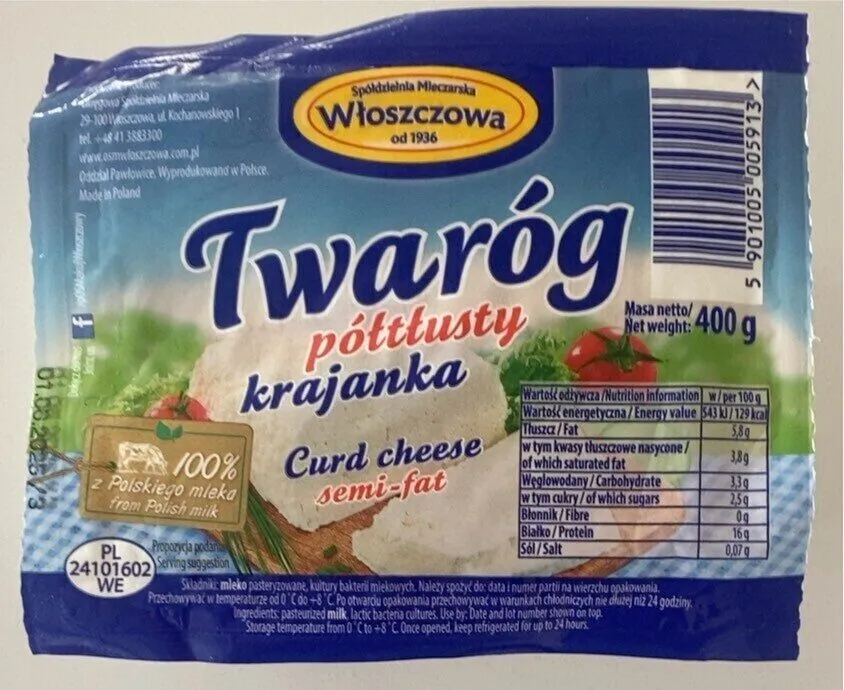Twaróg półtłusty krajanka