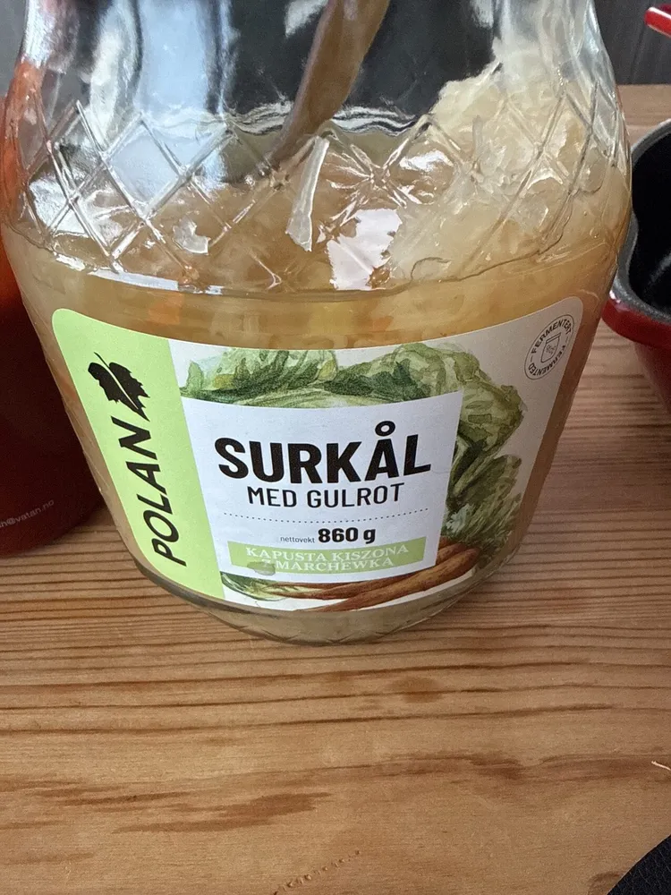 Surkål med Gulrot