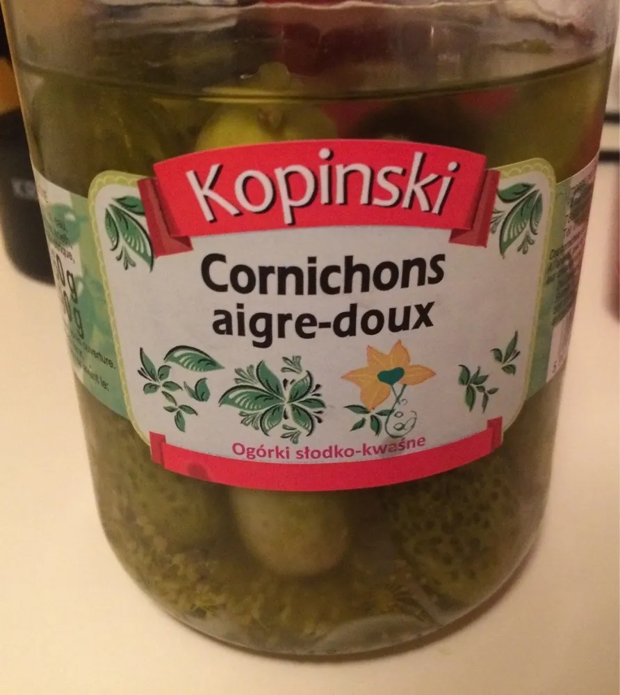 Cornichons aigre-doux