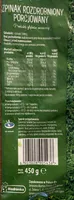 Szpinak rozdrobniony porcjowany