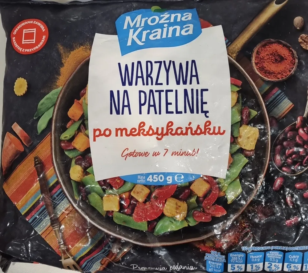 Warzywa na patelnię po meksykańsku