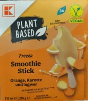 Frozen Smoothie Stick Orange Karotten und Ingwer
