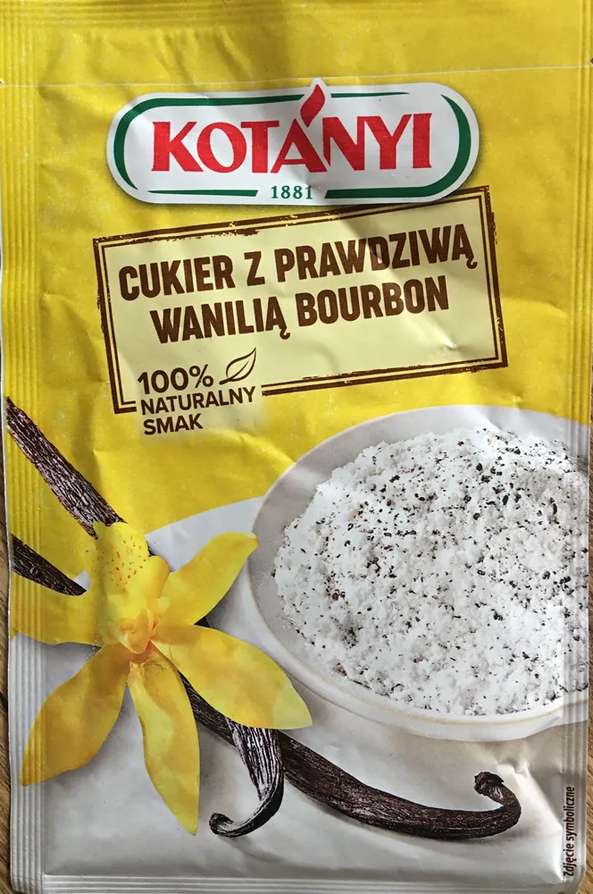 Cukier z prawdziwą wanilią Bourbon