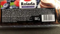 Rolada z nadzieniem z owoców leśnych