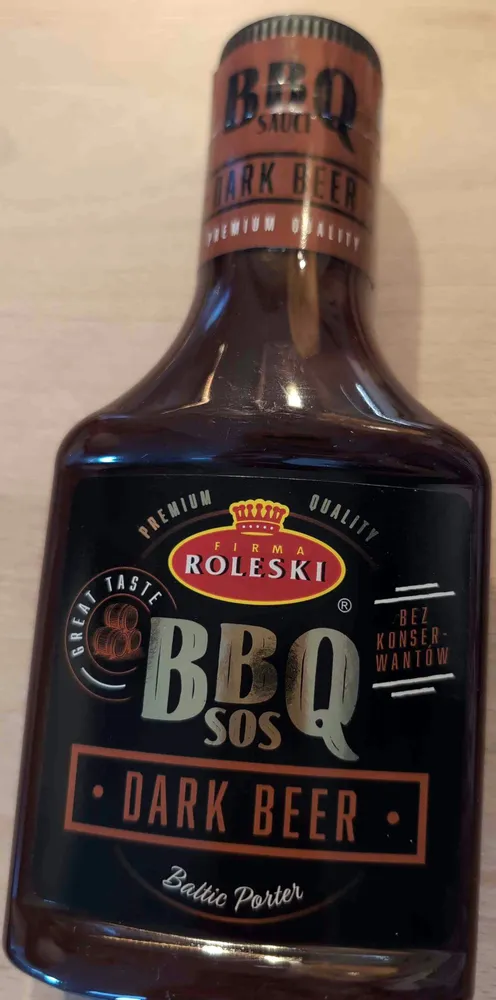 Sos BBQ dark beer