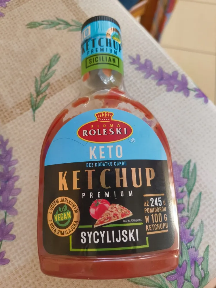 Ketchup premium sycylijski KETO do pizzy