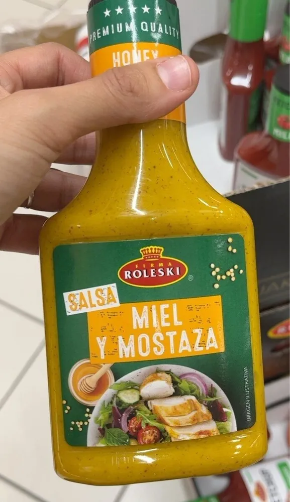 Salsa miel y mostaza
