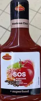 Sos pomidor + miód + limonka + nasiona chia