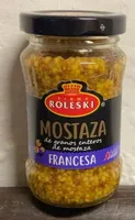 Mostaza de granos enteros de mostaza