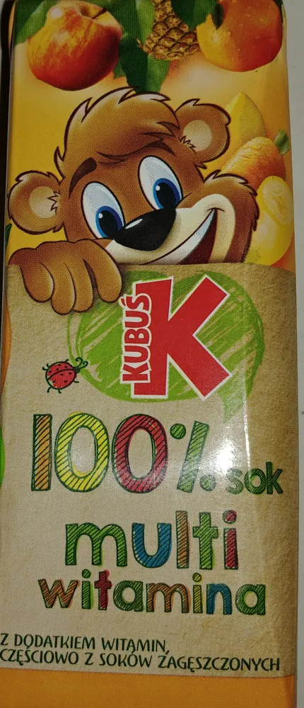 Sok wieloowocowy marchwiowy z dodatkiem witamin