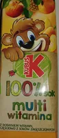 Sok wieloowocowy marchwiowy z dodatkiem witamin