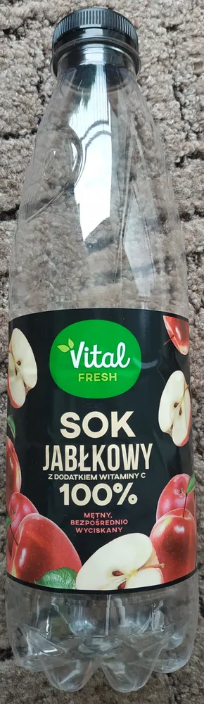 Sok jabłkowy 100% z dodatkiem witaminy C