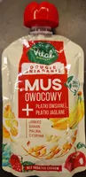Mus owocowy jabłko, banan, malina, cytryna