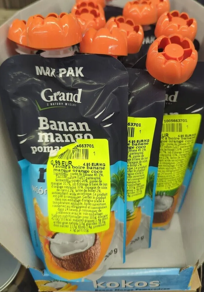 Max Pak banane mangue