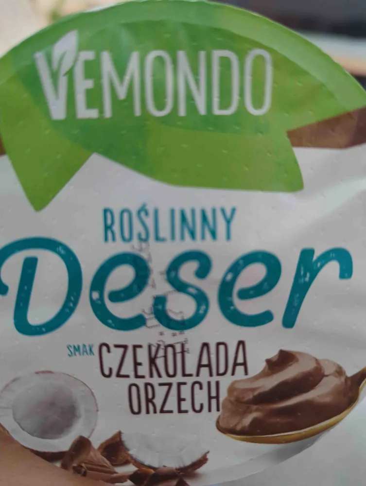 Roślinny deser czekolada