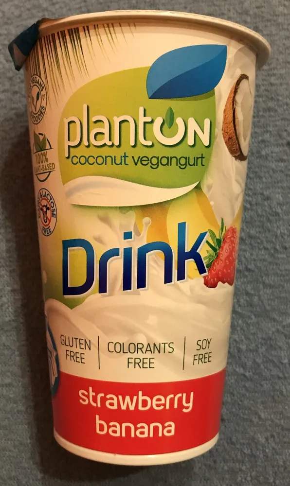 coconut vegangurt drink jahoda a banán