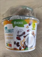 coconut with museli & dried fruit
