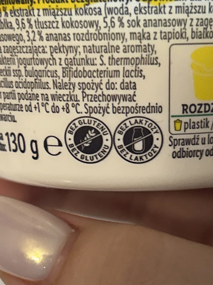 kokosowy deser smak pina colada