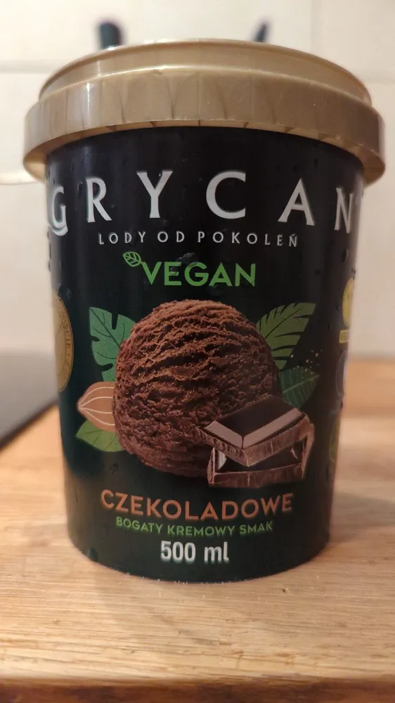 Lody czekoladowe vegan