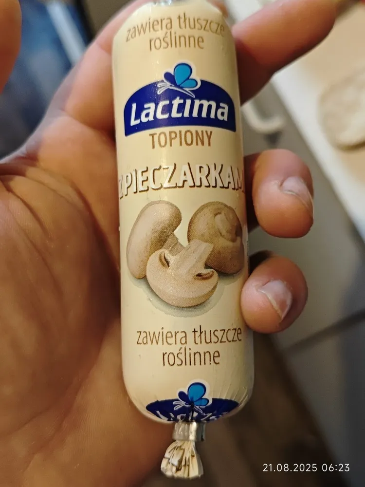 topiony z pieczarkami
