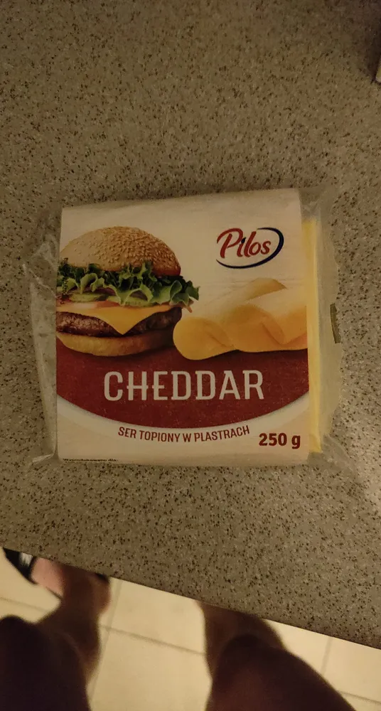 CHEDDAR Processed cheese slices