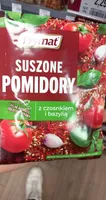 Suszone pomidory z czosnkiem i bazylią