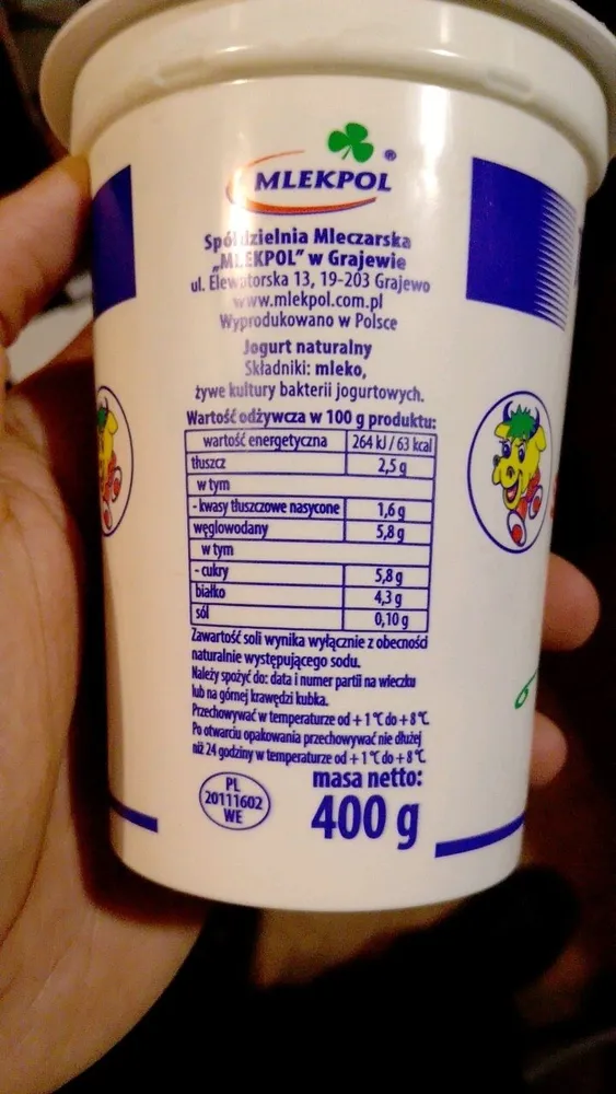 jogurt naturalny