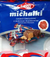Cukierki czekoladowe z orzechami arachidowymi