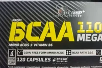 Olimp Sport Nutrition Bcaa 1100 Mega 120 Capsules