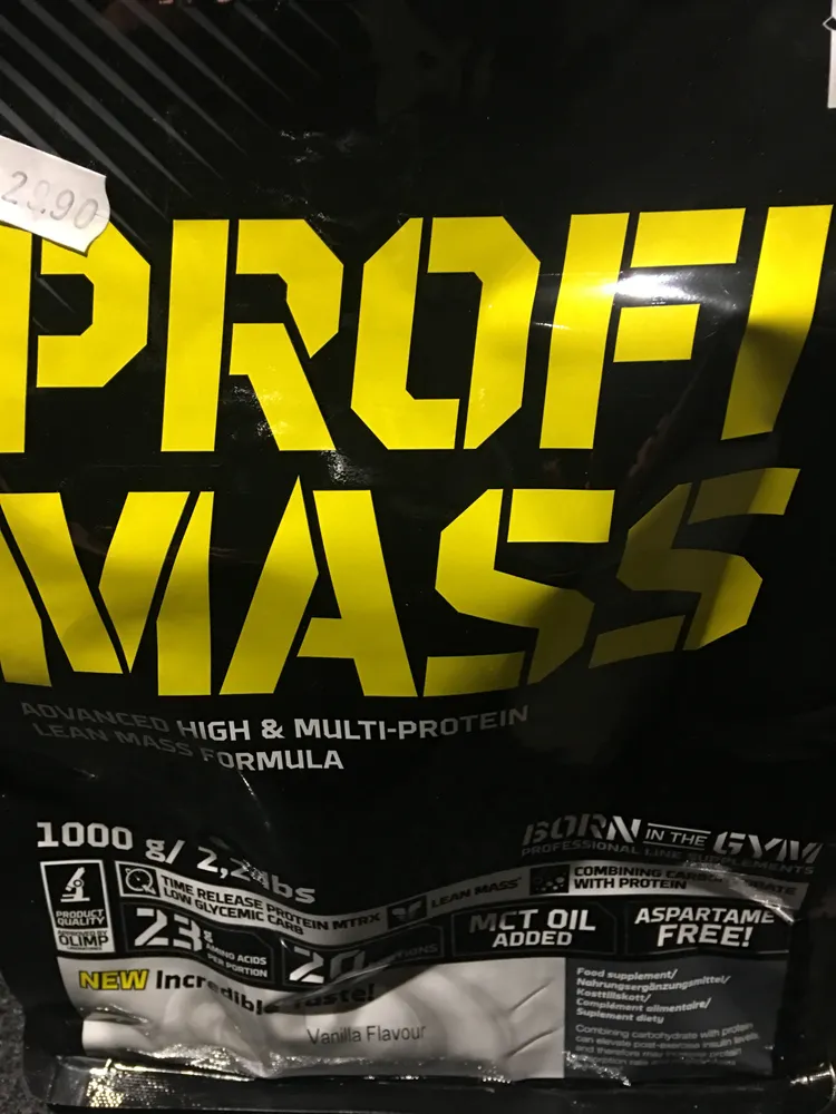 Profi Mass 1KG Olimp Nutrition (vanille - 1 KG)