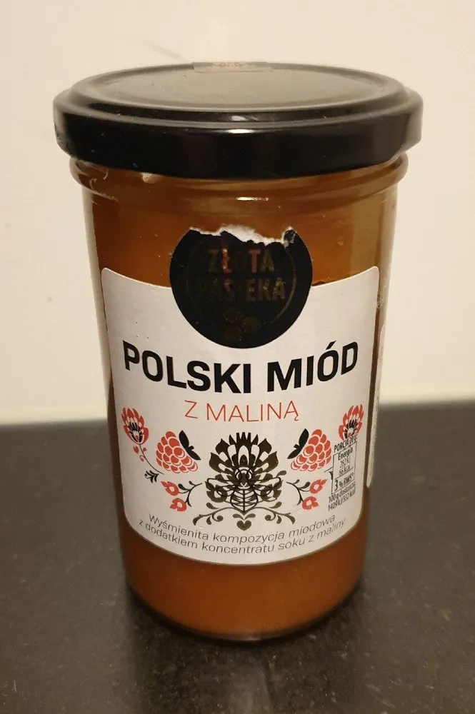 Polski Miód z Maliną
