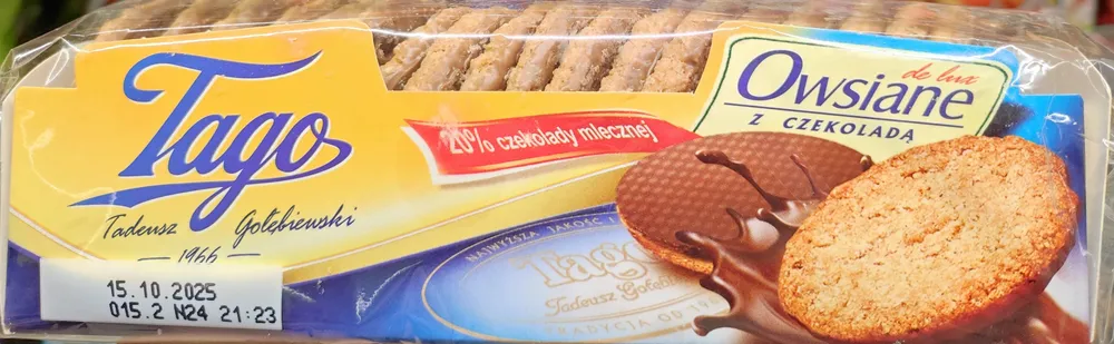 Owsiane z czekoladą