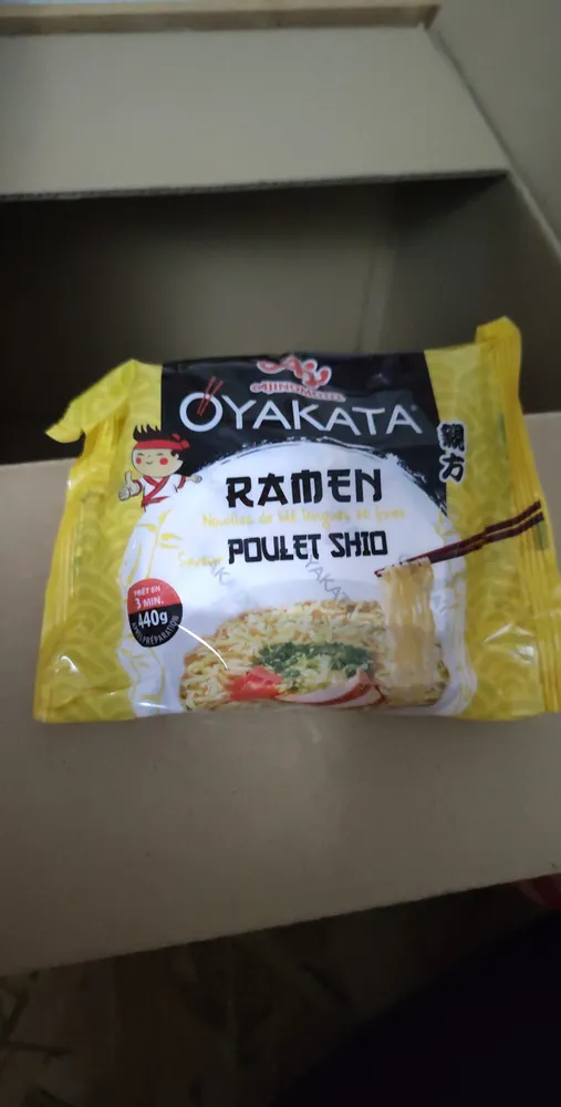Ramen nouille de blé saveur poulet shio