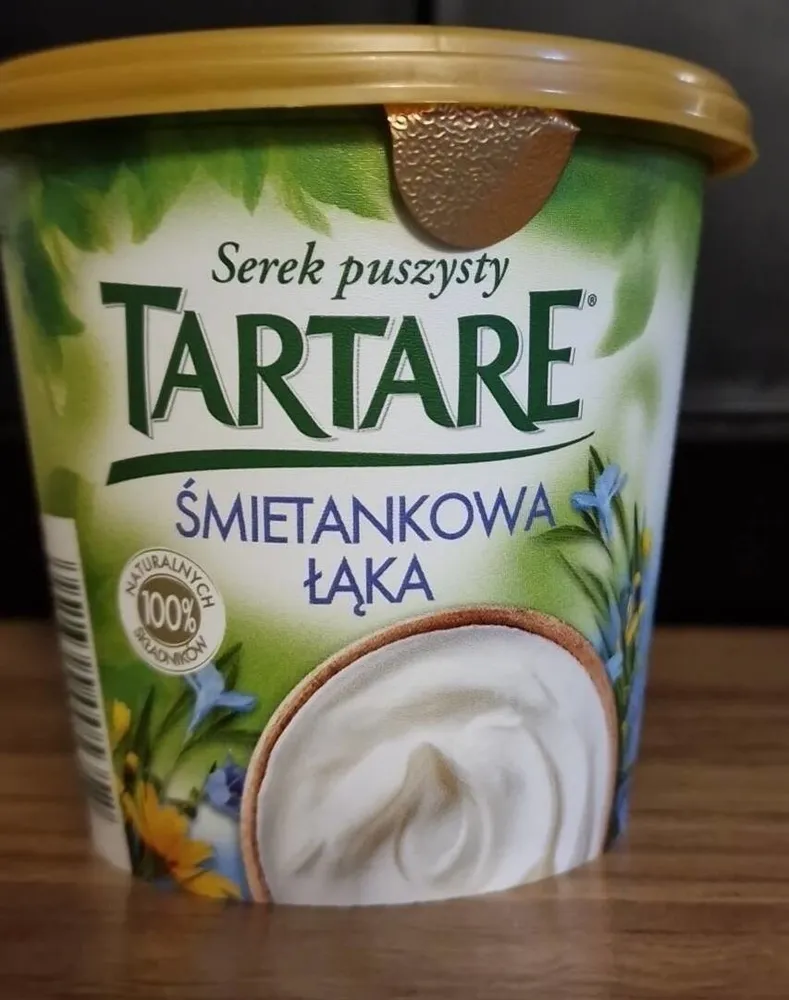 Tartare śmietankowa łąka