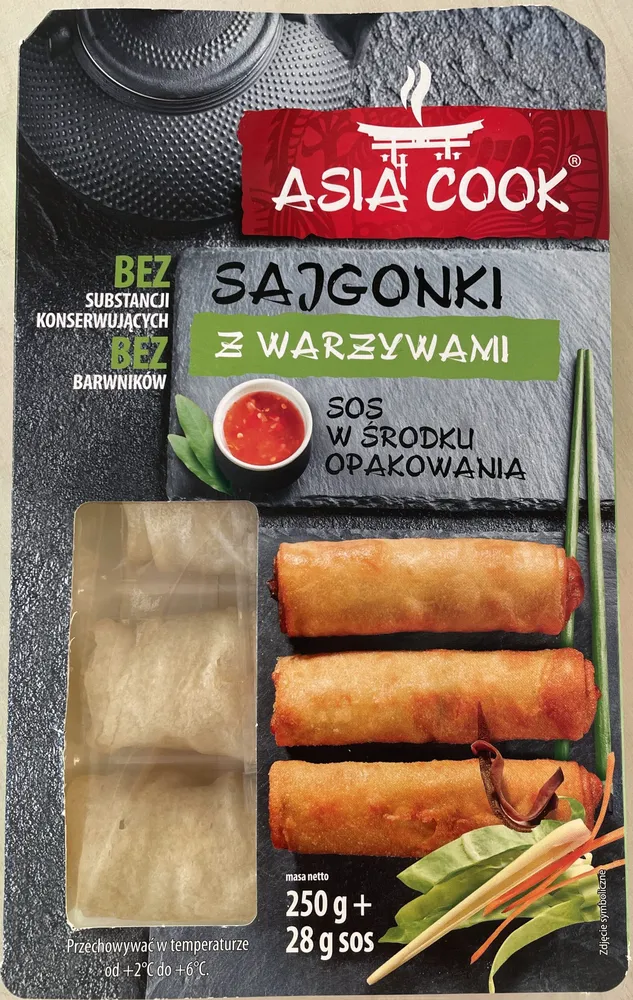 Sajgonki z warzywami