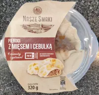 Pierogi z mięsem i cebulka