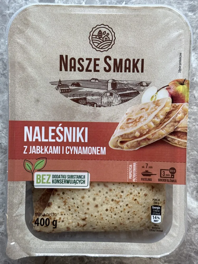 Naleśniki Z Jabłkami I Cynamonem