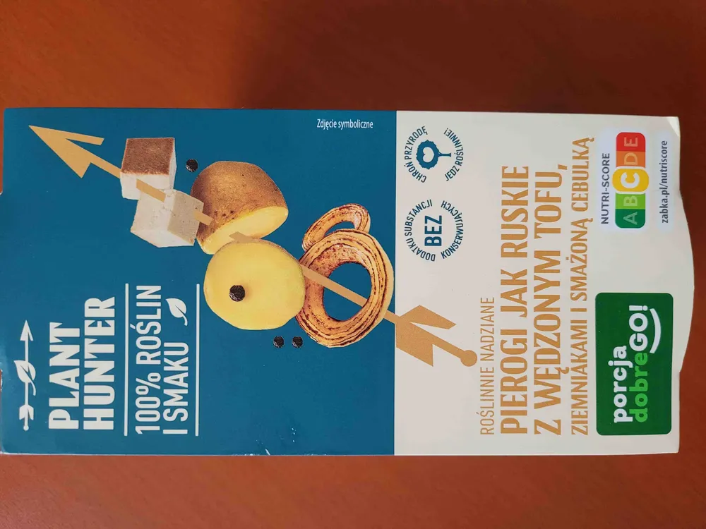 Pierogi jak ruskie z wędzonym tofu