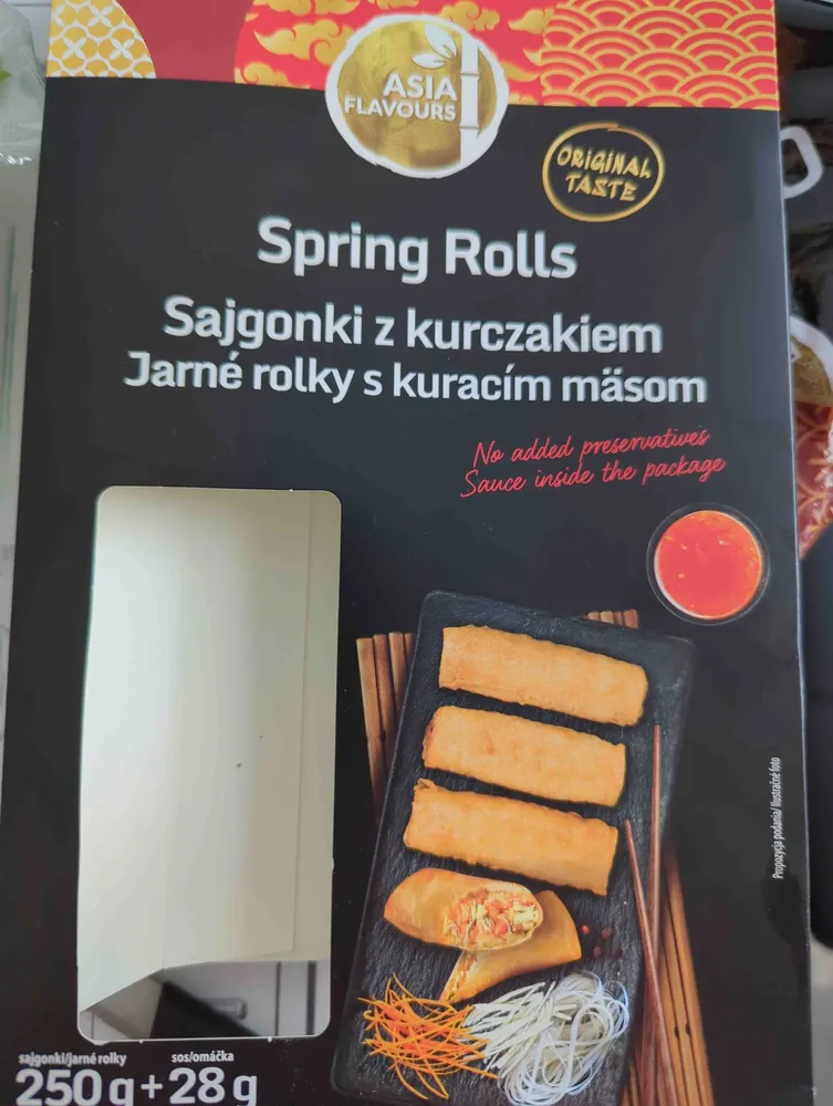 Sajgonki z kurczakiem