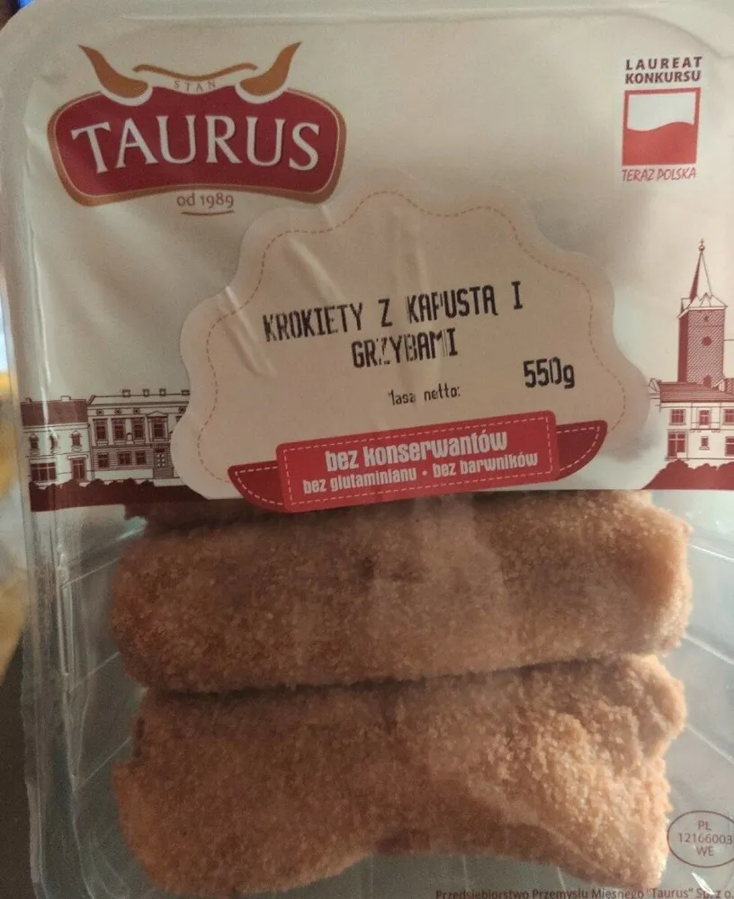 Krokiety z kapusta i grzybami