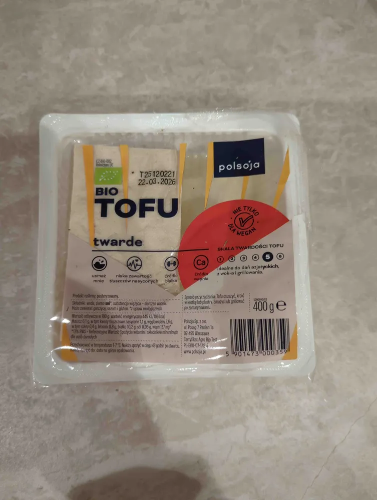 Tofu twarde