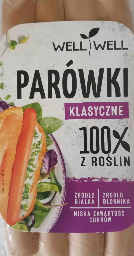 Parówki klasyczne 100% rośln