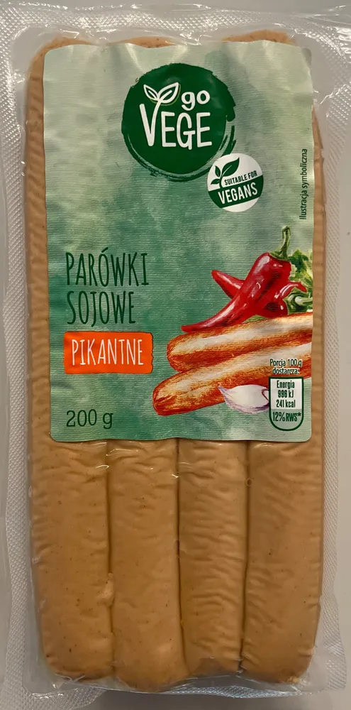 Parówki sojowe pikantne