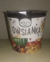 Owsianka owoce i orzechy