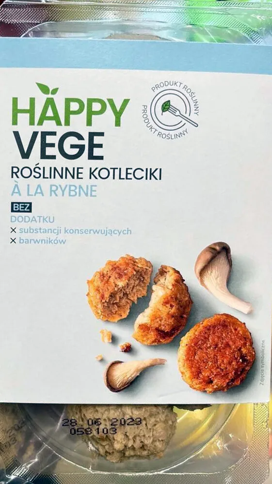 Roślinne kotleciki a la rybne