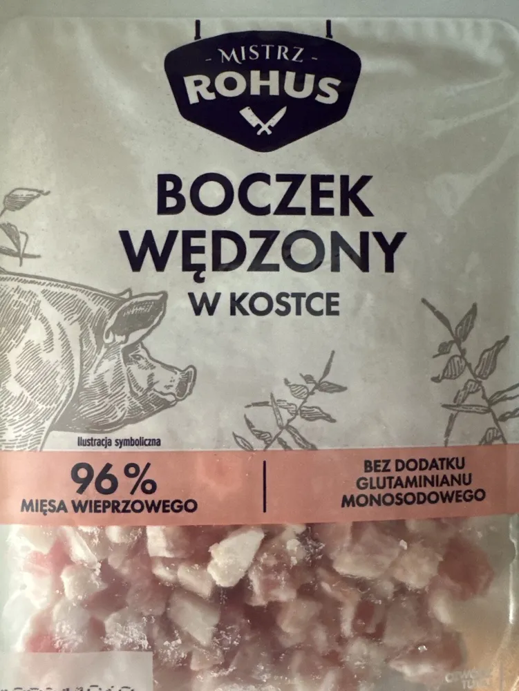 Boczek Wędzony W Kostce