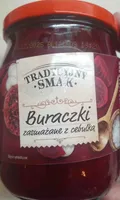 Buraczki zasmażane z cebulką