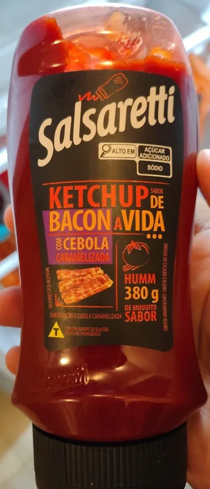 Ketchup Sabor De Bacon Com Cebola Caramelizada