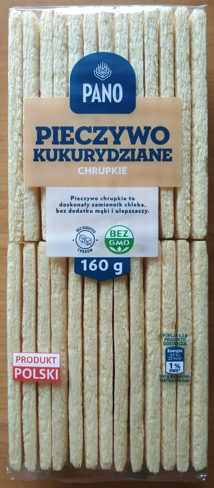 Pieczywo kukurydziane chrupkie